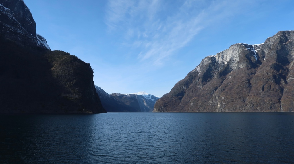 View of the fjord near Flam